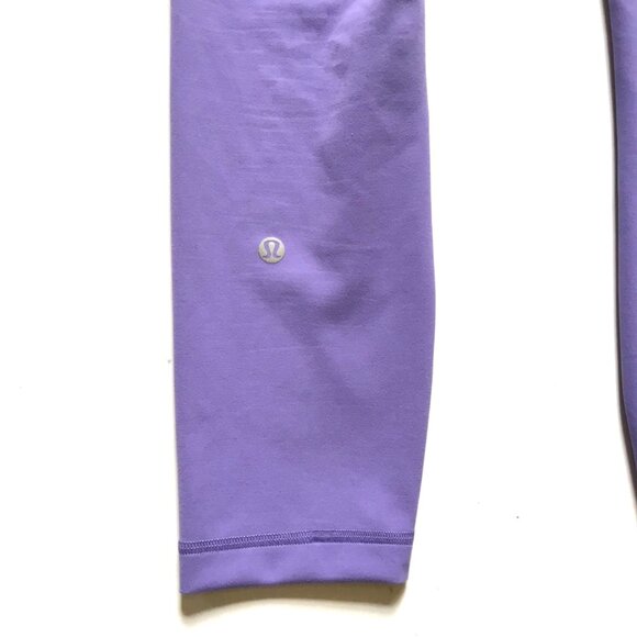 Lululemon Wunder Train High Rise Leggings Womens 4 Purple 23" Inseam Crop Tight - Picture 7 of 9